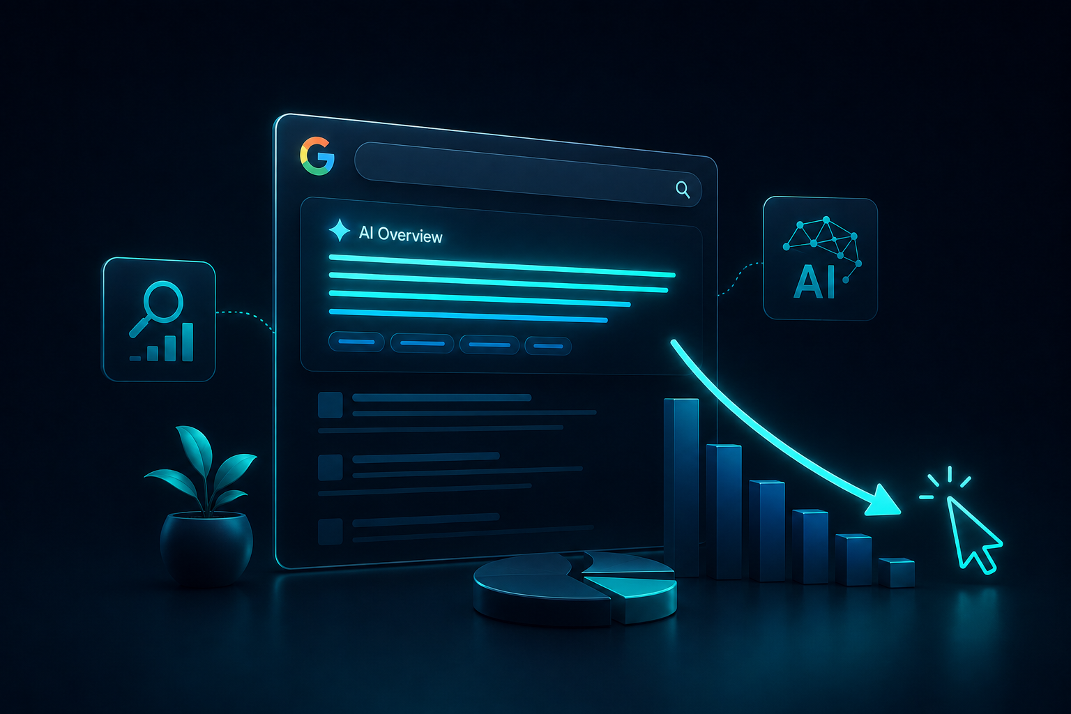 گوگل با AI Overview کلیک روی سایت‌ها را کاهش می‌دهد؛ آینده SEO چیست؟