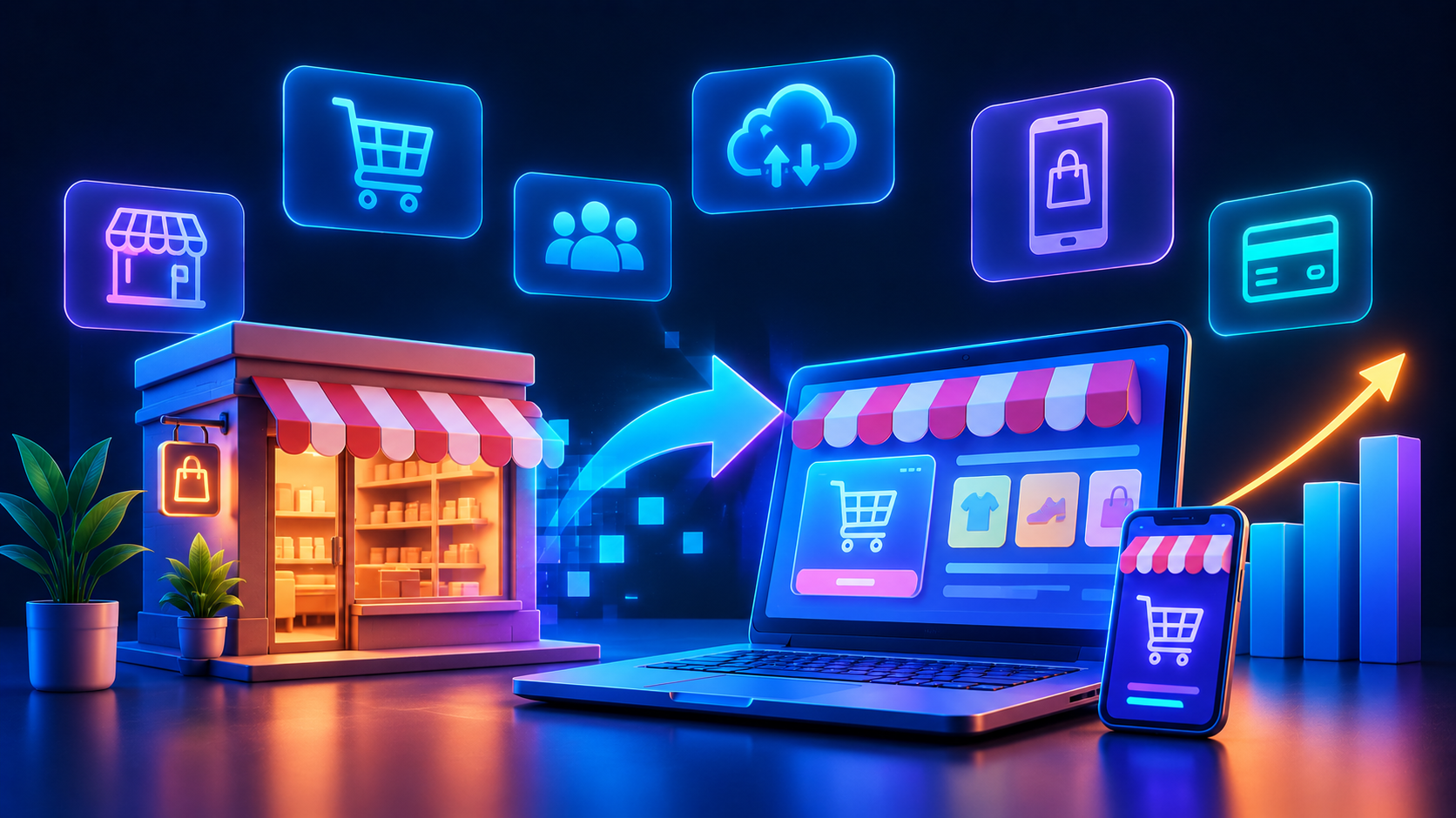 چگونه یک کسب‌وکار سنتی را دیجیتال کنیم؟ راهنمای کامل تحول دیجیتال